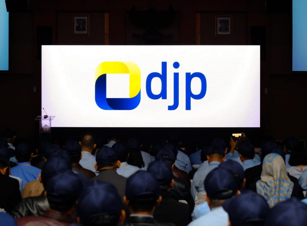 Logo DJP yang baru, sederhana, dan modern.
