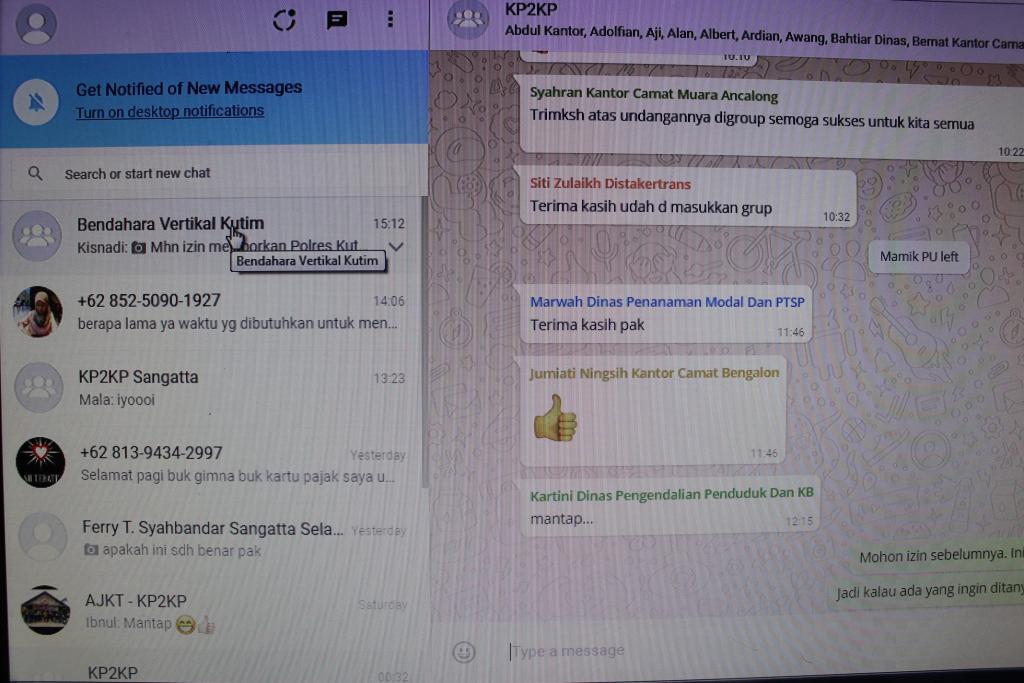 Apresiasi anggota dengan group ini