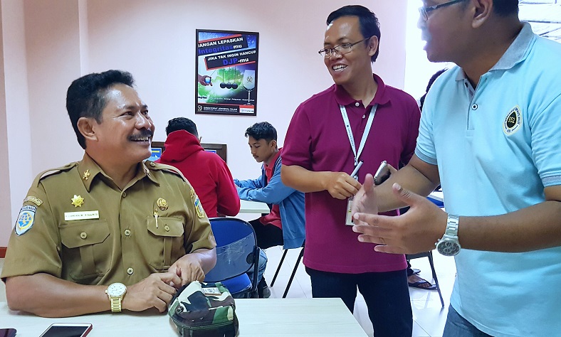 Stan layanan e-Fin dan stan konsultasi serta pendampingan e-Filing