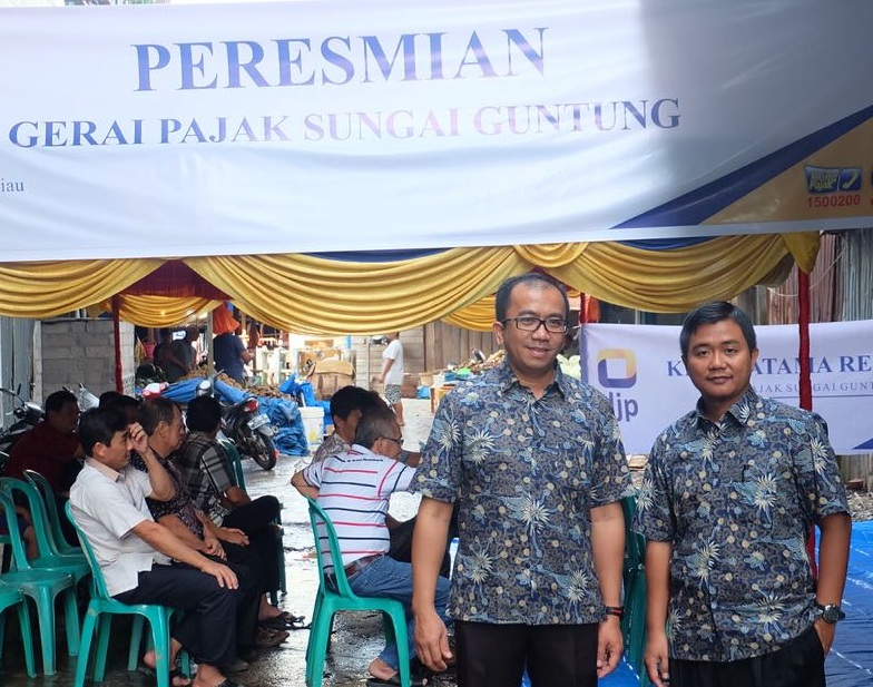 Kepala KP2KP Tembilahan dan Kepala Seksi Waskon III sebagai penanggungjawab acara