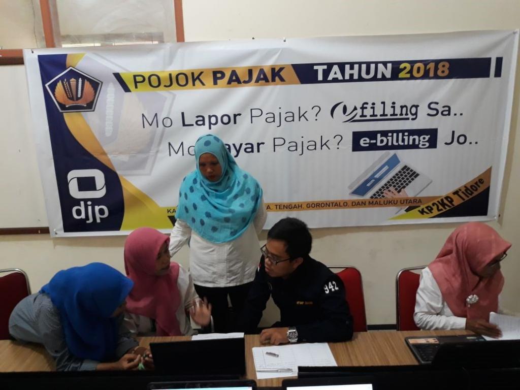 Suasana Pojok Pajak hari ke-1