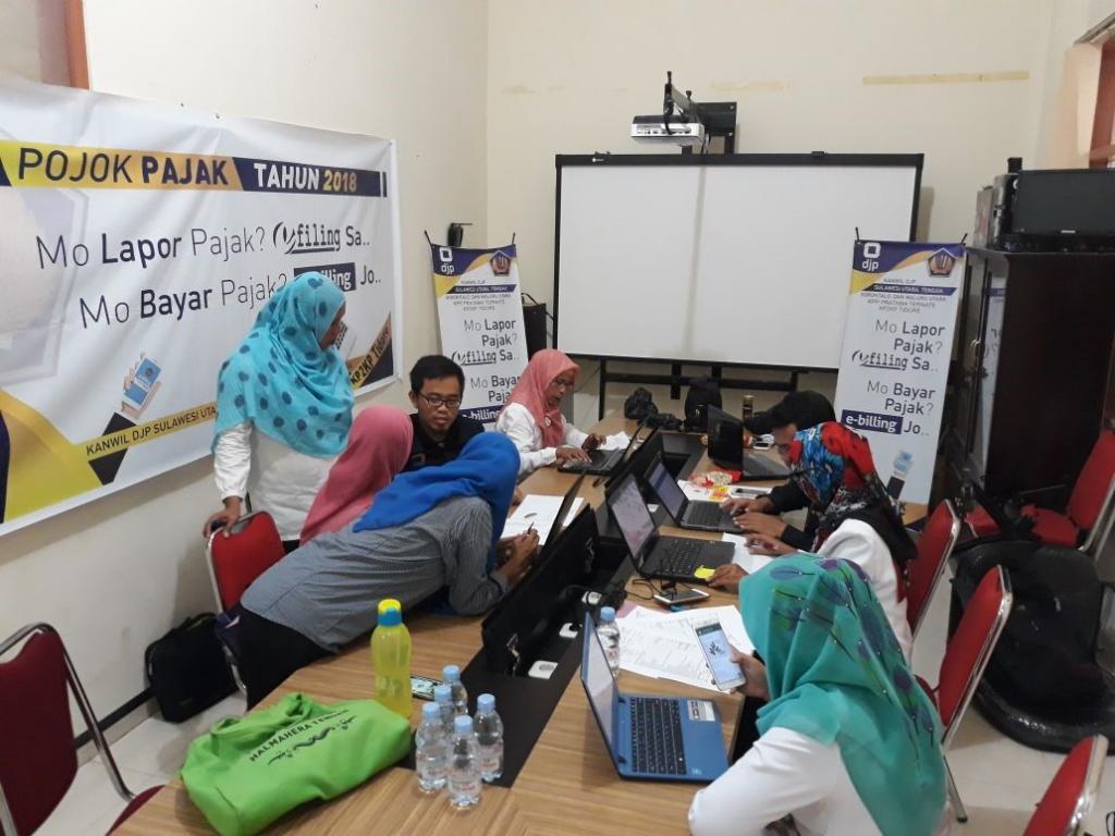 Suasana Pojok Pajak hari ke-3