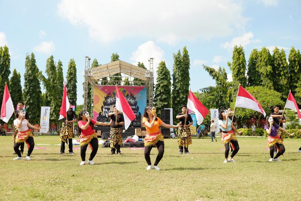salah satu pertunjukan yang dipentaskan oleh perwakilan dari KPP Madya Denpasar