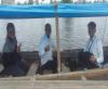 Para Penyuluh KP2KP Aceh Singkil mendatangi Kecamatan Kuala Baru menelusuri sungai menggunakan perahu