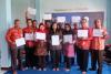 Jajaran Eselon III, Eselon IV, Supervisor dan Fungsional Pemeriksa Berfoto Bersama Kontrak Kinerja Tahun 2018
