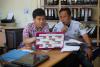 Salah satu penyuluh sedang membimbing Bendahara Dinas Perhubungan