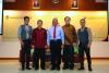 Foto bersama dengan seluruh narasumber dan trainer inklusi kesadaran pajak