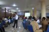 Kepala KP2KP Sangatta memaparkan materi 