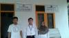Foto bersama plang CV di Depan rumah