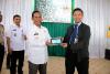 Bupati Tana Tidung H. Undunsyah MH. M.Si (kiri) bersama Kepala KPP Pratama Tanjung Redeb Immanuel Ambarita